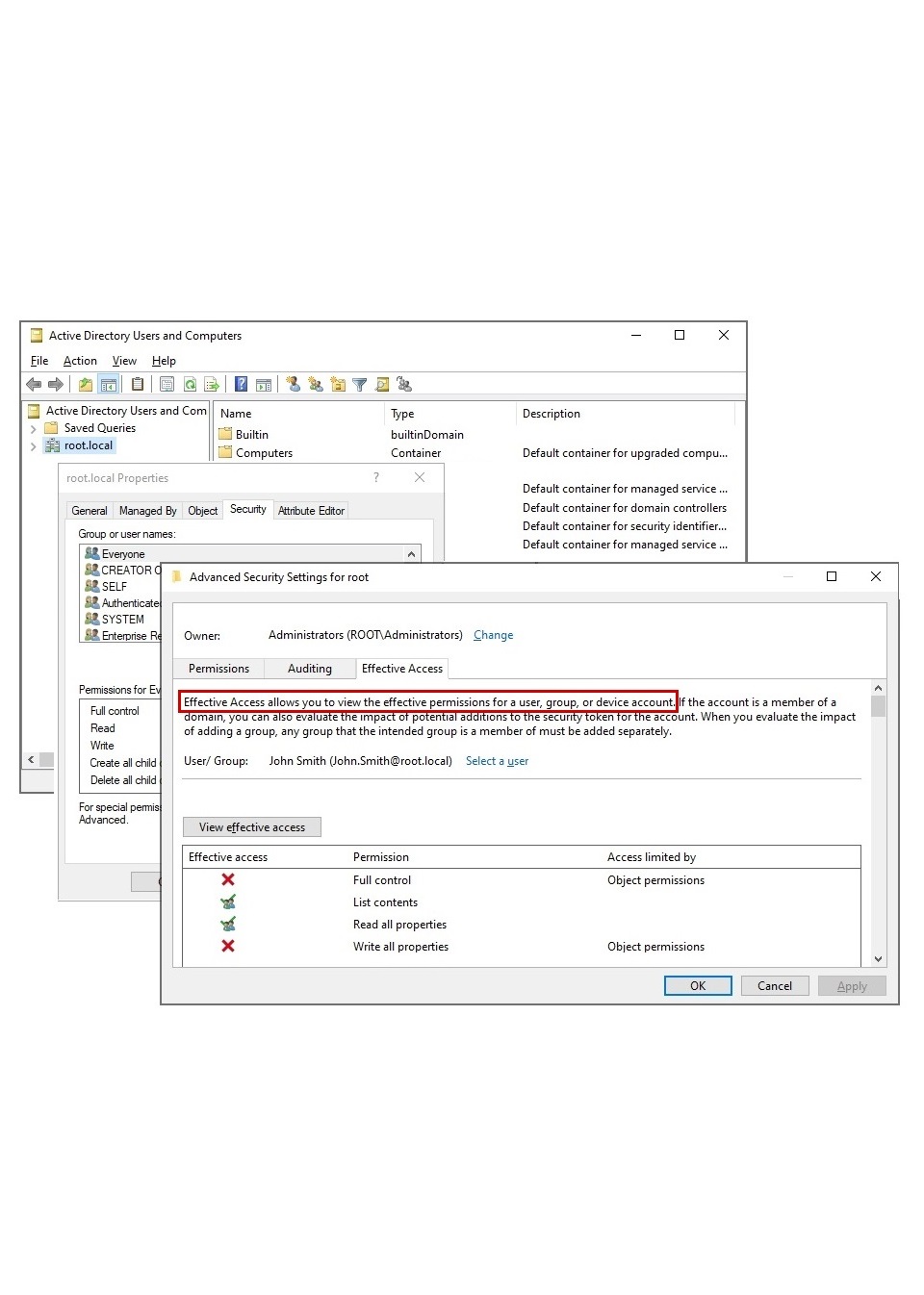What are Active Directory Effective Permissions?
